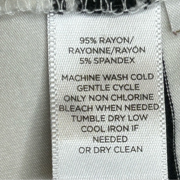 Loft Black/White Striped XS Long Sleeve Dress - Picture 10 of 13